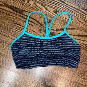 Lululemon sports bra.Size 2.Color teal,black, grey